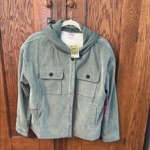 Kids Green Corduroy Jacket